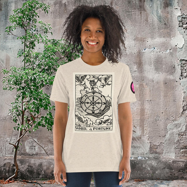 MAJOR ARCANA TAROT 10 "WHEEL OF FORTUNE" PREMIUM TEE